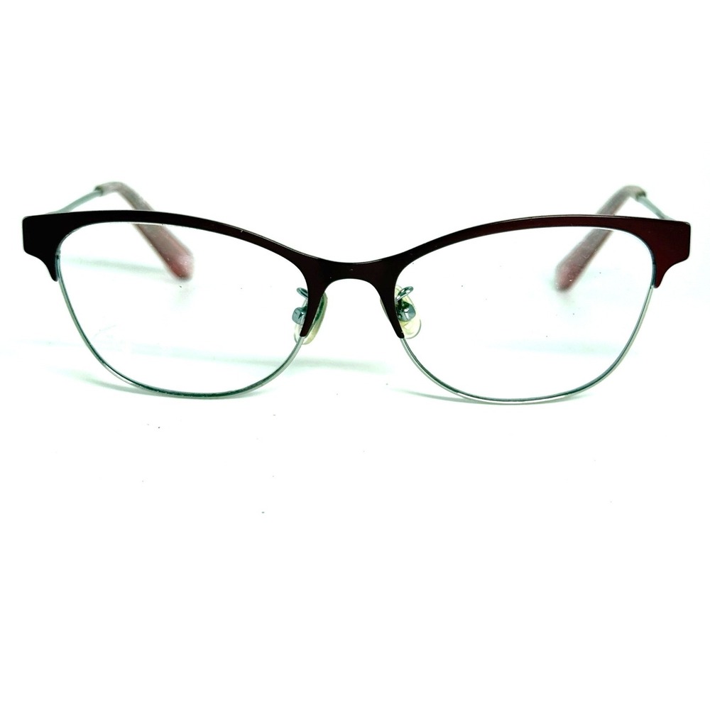 Coach HC5111 Eyeglasses Shiny Silver Pink Cat Eye Frames 9348 53-17-140